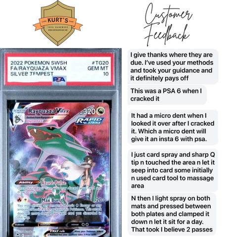 Kurt's Card Care Customer Review