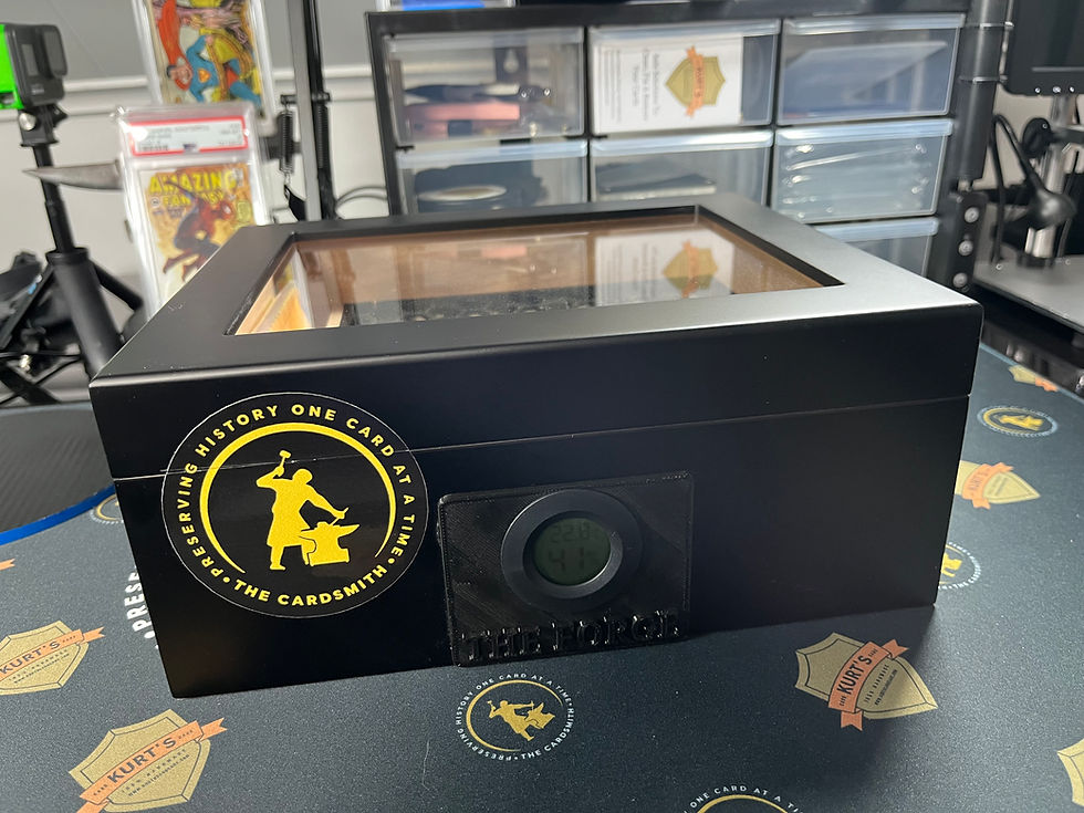 The Forge Humidor for Collectible Card Care