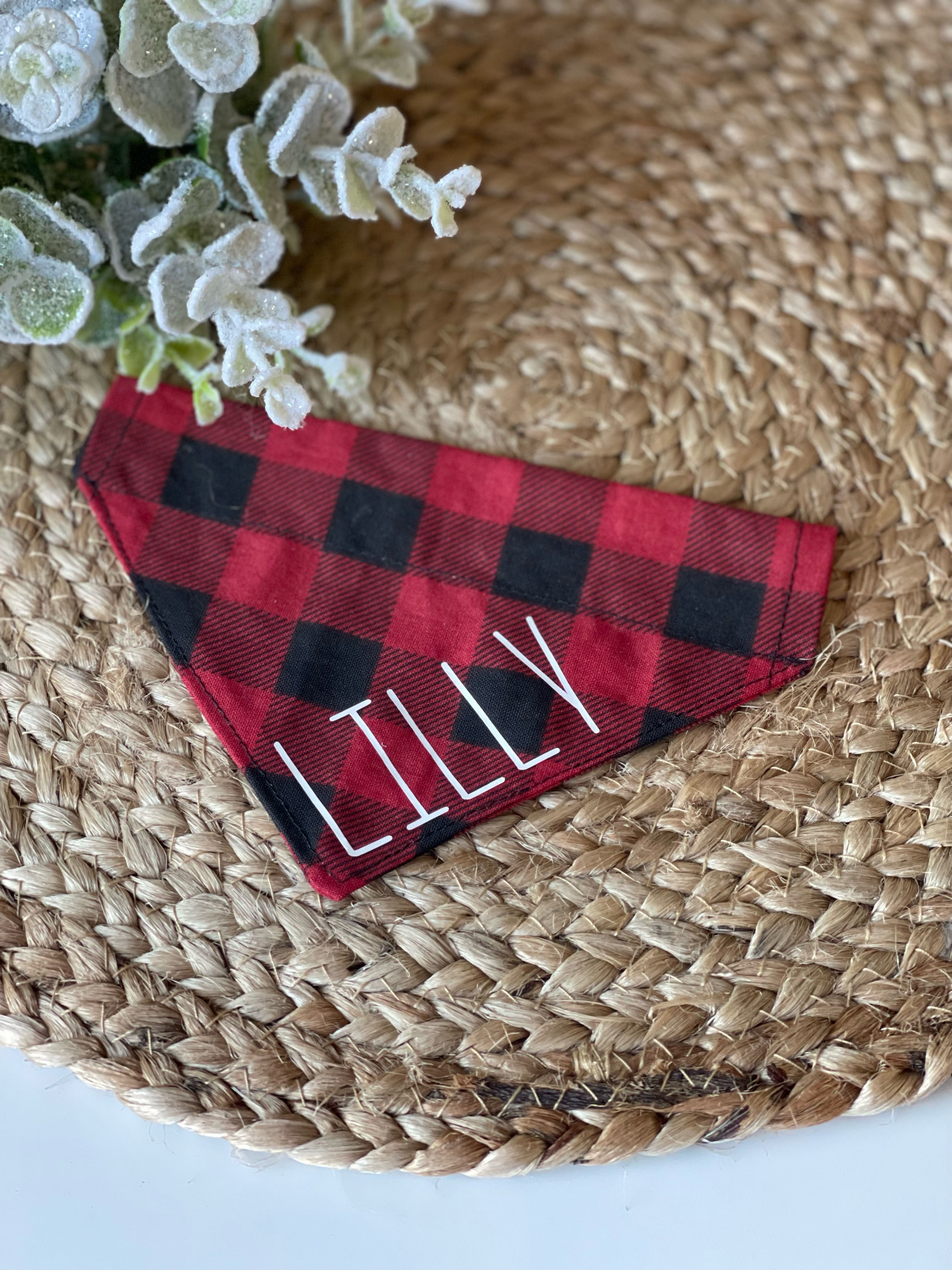 Personalized Dog Bandanna