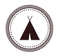 Tent Badge White