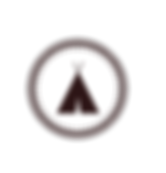 Tent Badge White