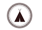 Tent Badge White