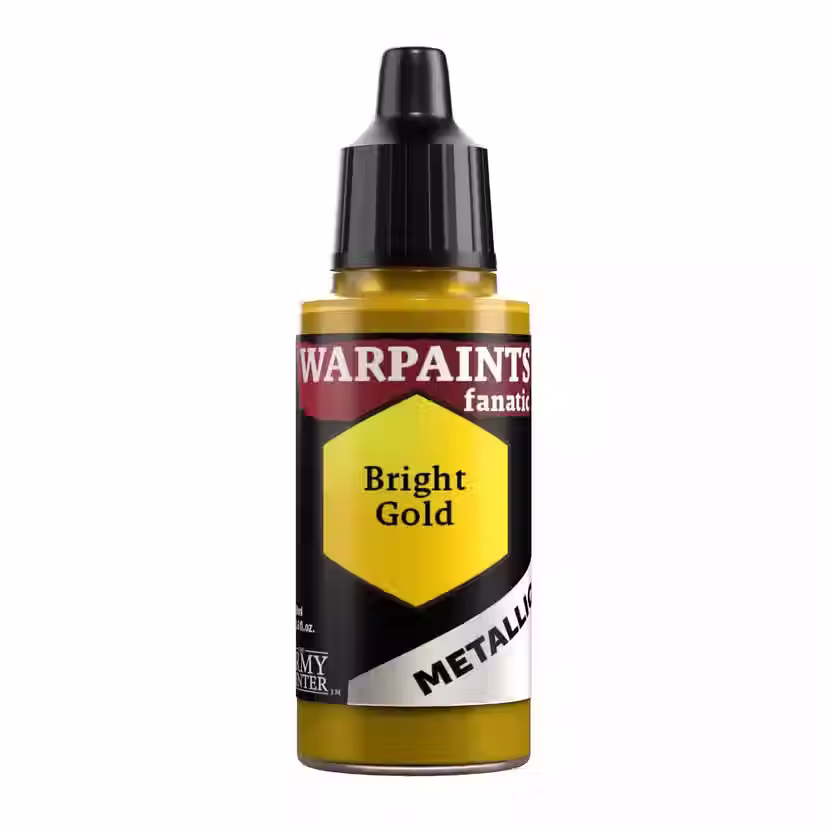 Warpaints Fanatic Metallic: Bright Gold - 18ml