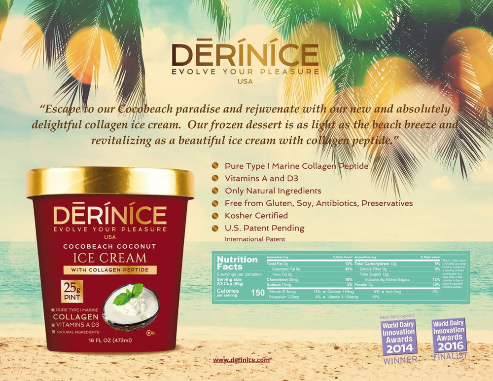 ECOSYSTEM Solutions include all the benefits of collagen into your ice cream