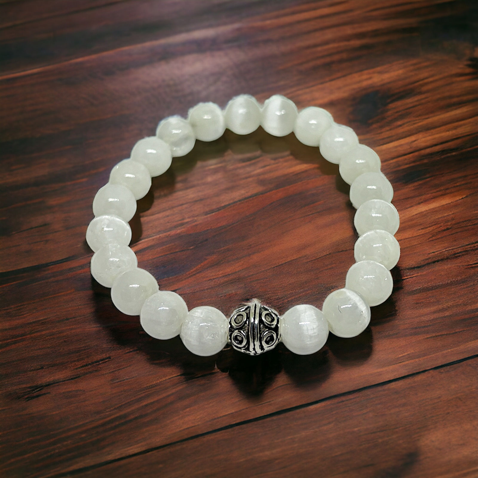 Selenit Doğal Taş Bileklik