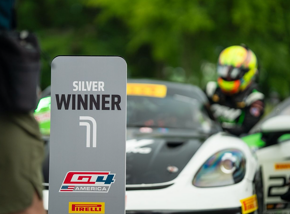Eric Filgueiras Winniest Porsche 718 Cayman GT4 RS Clubsport Race car driver
