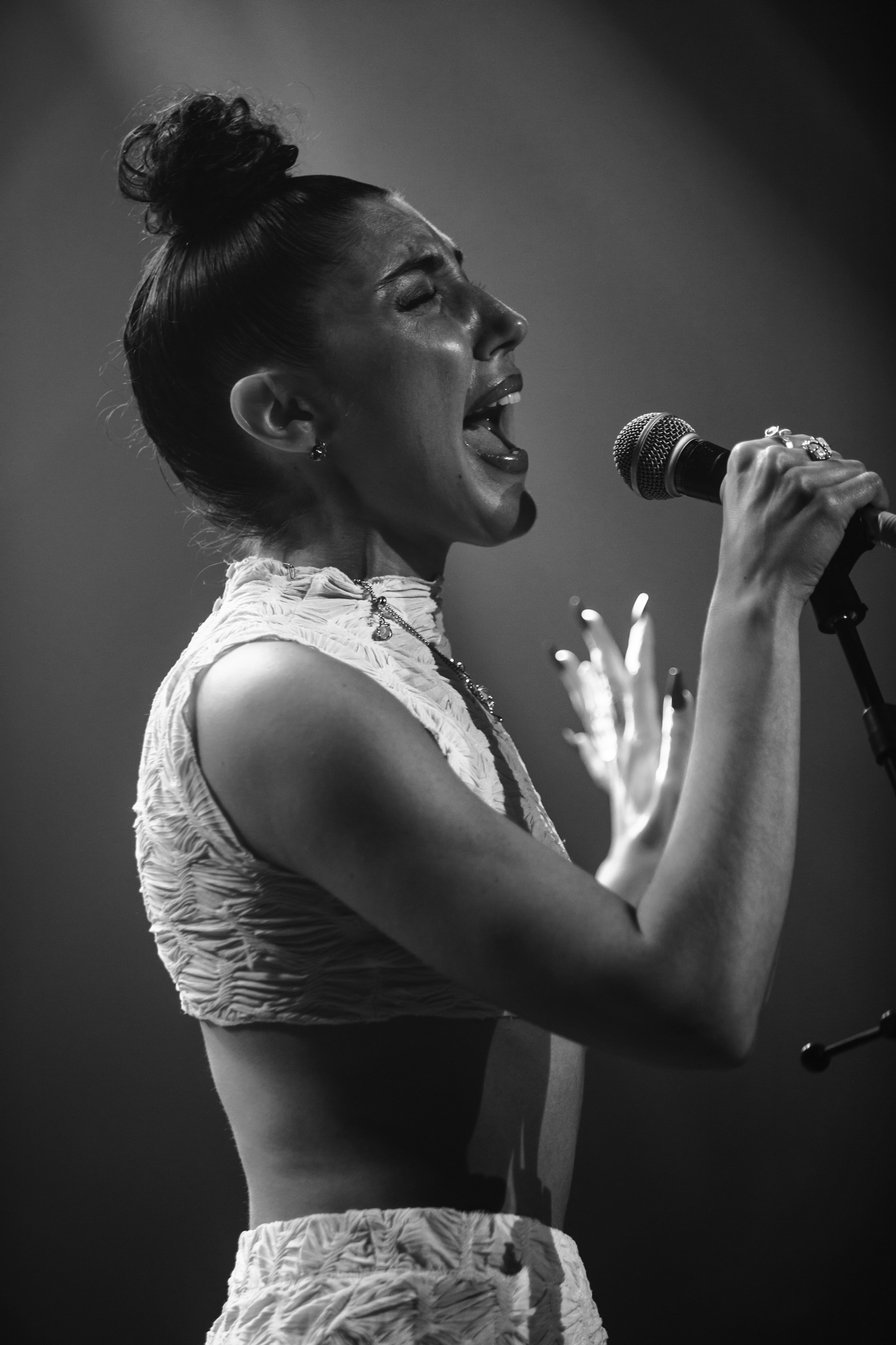 STORRY singing on stage