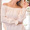 Thumbnail: OFF THE SHOULDER GAUZE TOP