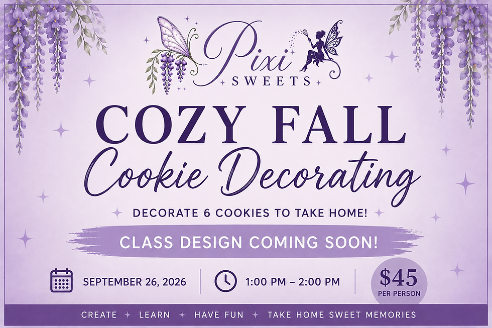 Cozy Fall Cookie Decorating