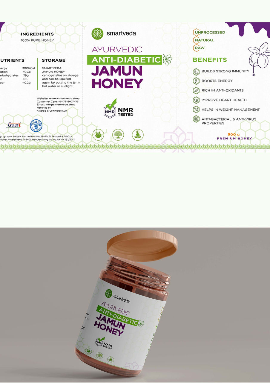 Product Label Design of FMCG product