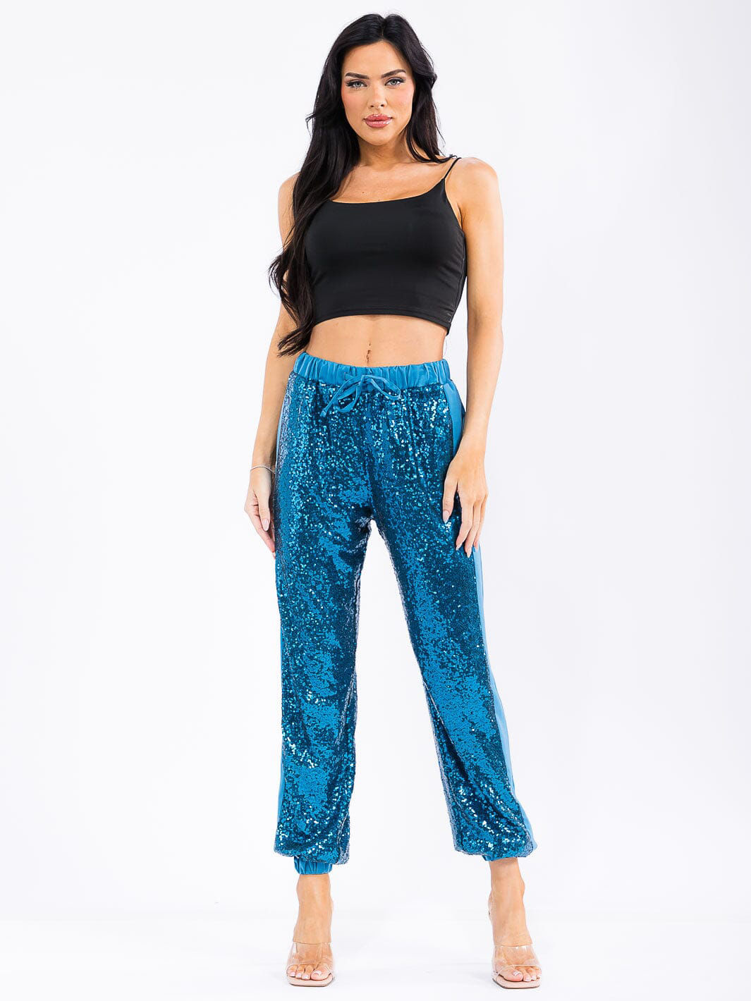 Opalite Glitter Joggers