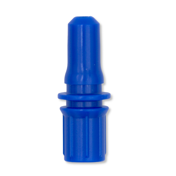 ENFIT SLIP MALE POUR TUBE CH08 (2.7mm) - PCTG BLEU