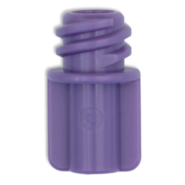 FEMALE ENFIT FOR 4.0mm OD TUBE (CH12) - PURPLE COPE