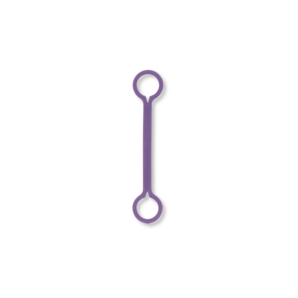 ATTACHE COURTE POUR ENFIT - L36 / Ø6.4 / Ø6.4 - PU VIOLET