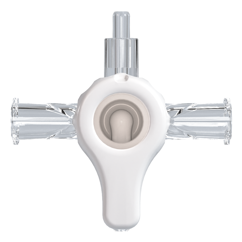 RONDELO 3 VOIES ON 360° BLANC - 2xLLF / 2xTUBE Ø3.0x4.1mm - COPE