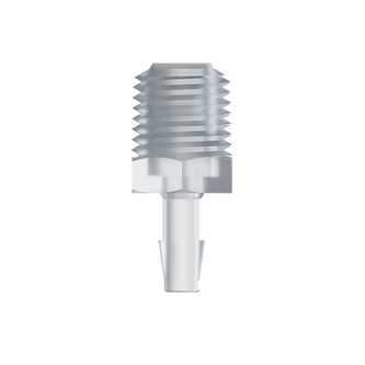 RACCORD FILETE 1/4-18 NPT / BARB POUR TUBE ØI 4.8 mm - PP