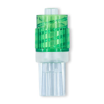 LLM MOBILE / 3 VOIES PARALLELES POUR TUBE ØE 2.0mm - ABS VERT