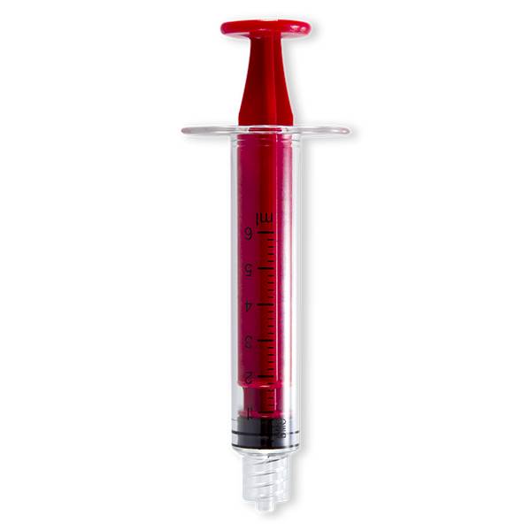 SERINGUE 6mL PC 3 PIECES - LLM - PLONGEUR ROUGE