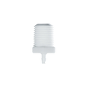 RACCORD FILETE 1/8-27 NPT / BARB POUR TUBE ØI 1.6mm - PA BLANC