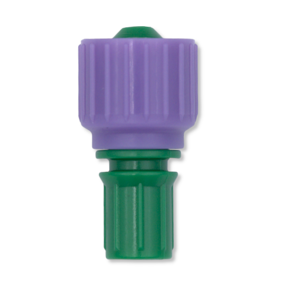 ENFIT MALE MOBILE POUR TUBE CH14 (4.7mm) - PCTG VERT FONCE