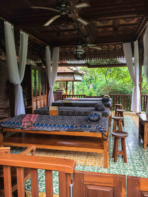 Terrace in Asia during the Ayurveda and health trip by Tmc from Vienna
