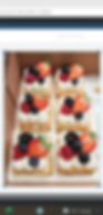 Individual Cream Tart Cakes