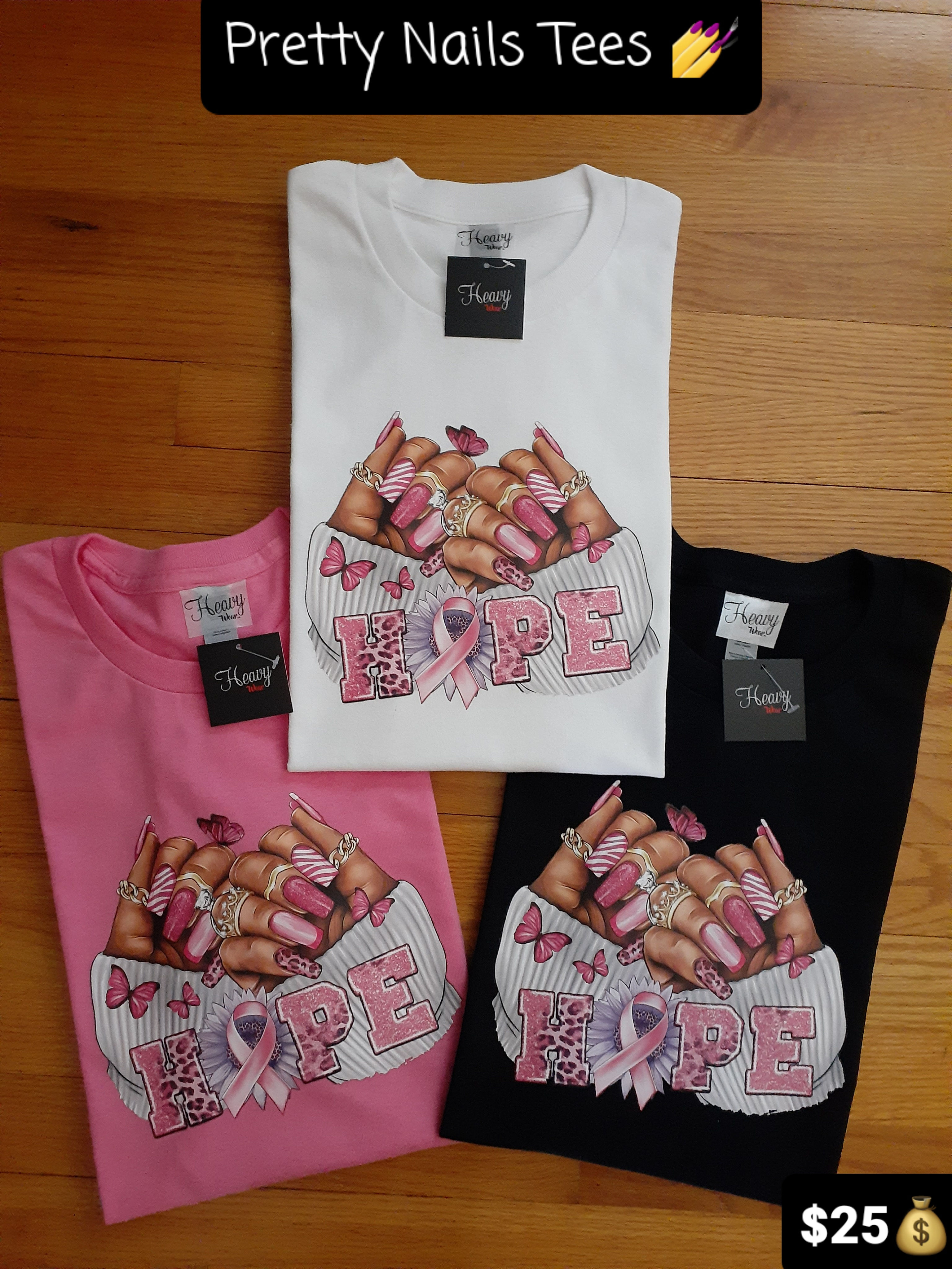 PRETTY NAILS TEES x HOODIES
