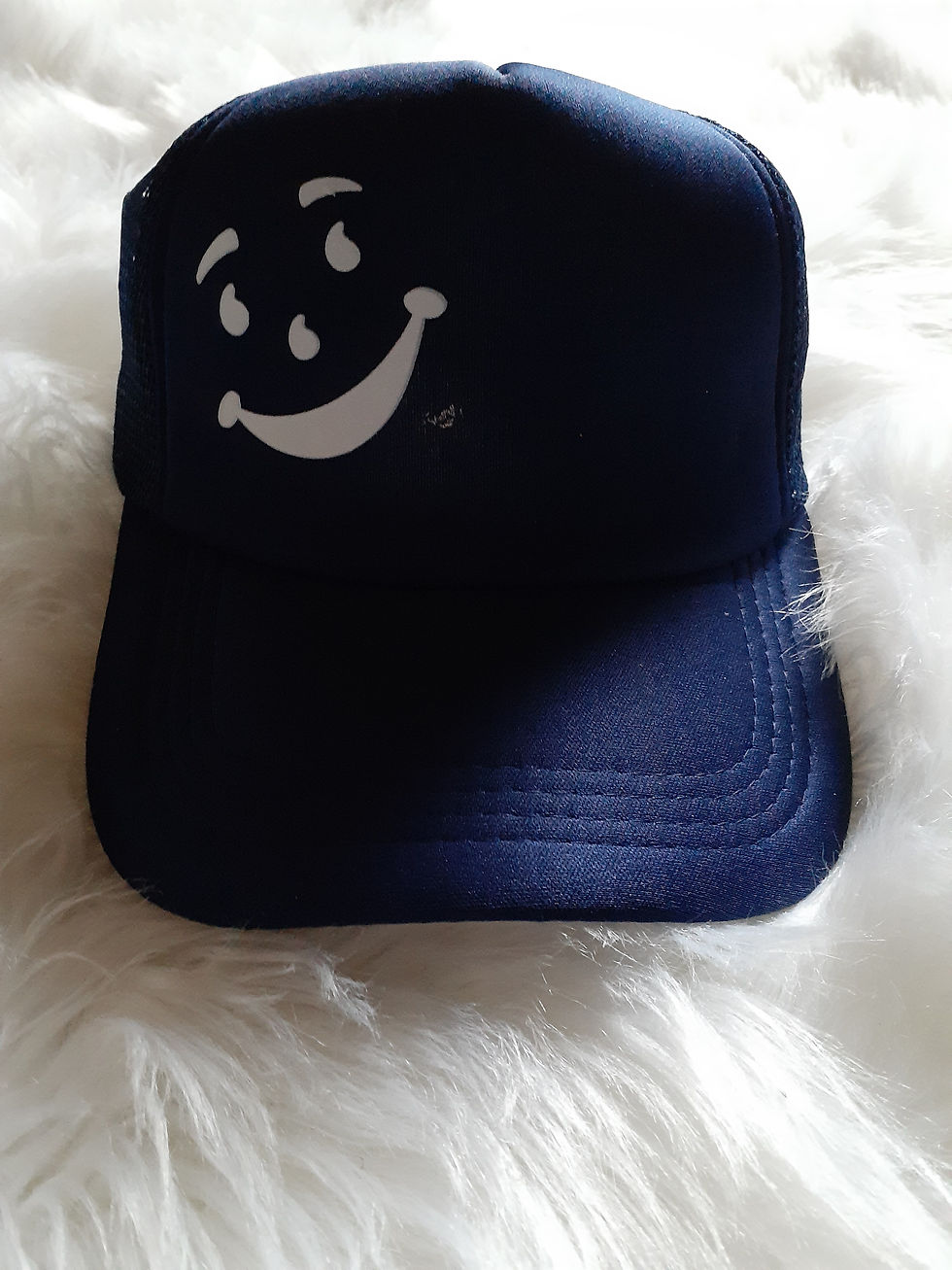 Thumbnail: KOOL AID SMILE TRUCKER HATS FOR MEN AND WOMEN