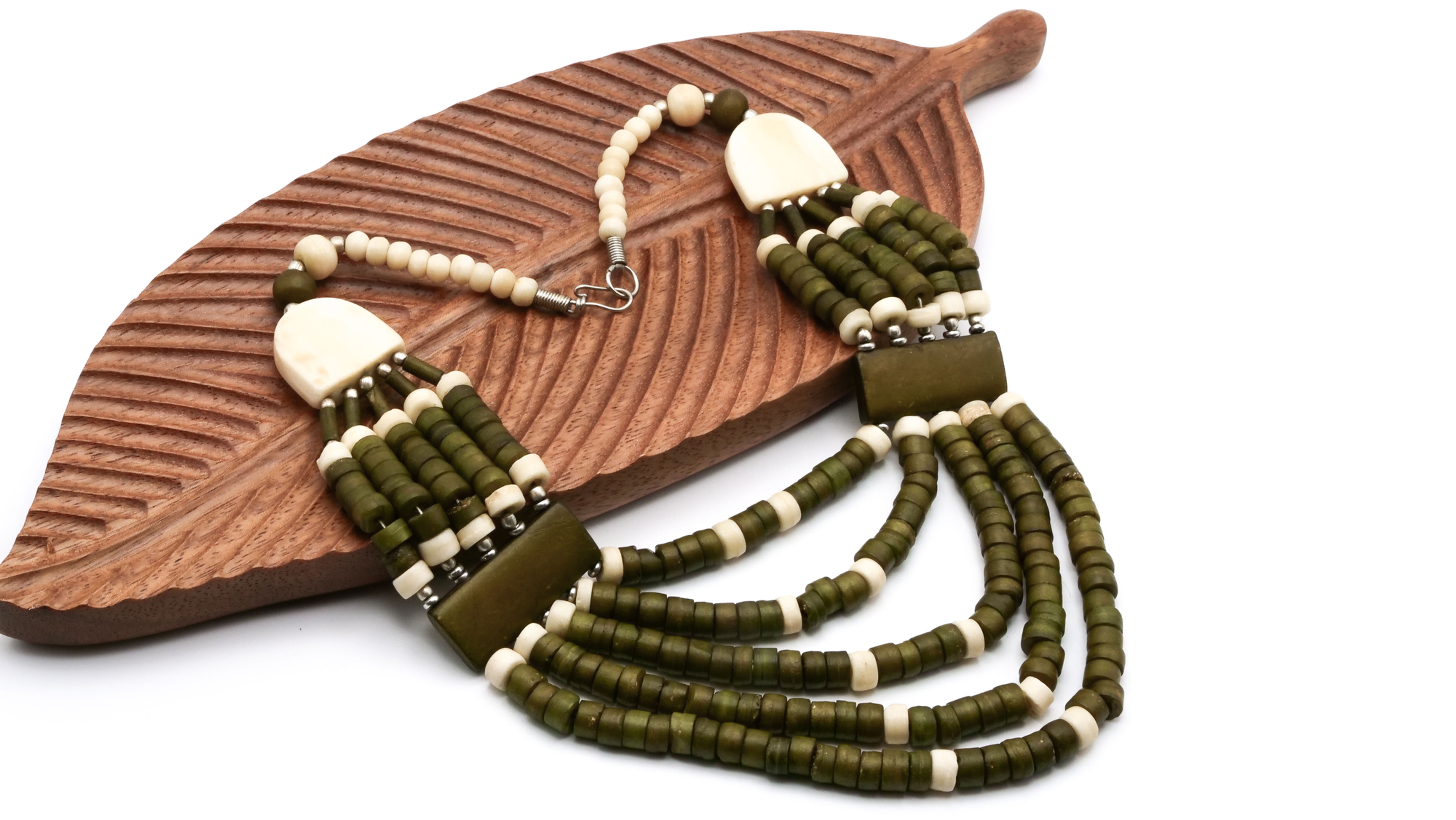 Vintage Boho Layered Bead Necklace