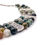Thumbnail: Agate and Silver Tone Statement Necklace