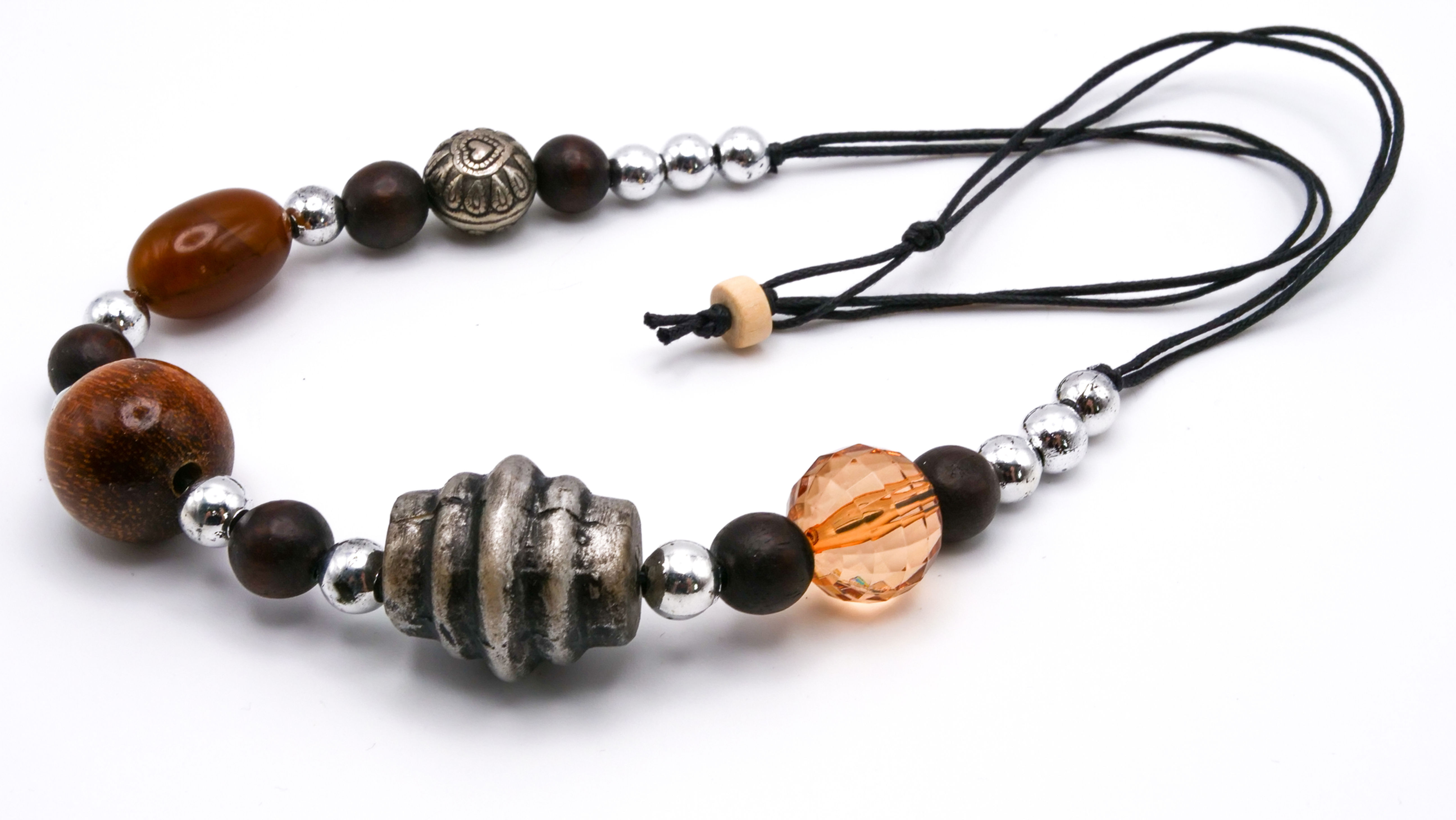 Earth & Surf Corded Bead Necklace