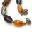 Thumbnail: Vintage Graduated Wood & Faux Amber Beaded Statement Necklace