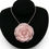 Thumbnail: Rose Quartz Rose Necklace
