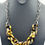 Thumbnail: Vintage Jaeger Tortoiseshell Chain Link Statement Necklace