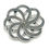 Thumbnail: Vintage Celtic Knot Swirl Pewter Brooch