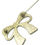 Thumbnail: Vintage 1980s Gold Tone & Cream Enamel Bow Brooch