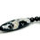Thumbnail: Black & White Dragon Vein Agate Semi-precious Necklace Faceted Black Chalcedony