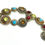 Thumbnail: Vintage Boho Ornate Articulated Gold Tone Rhinestone Coin-disc Y Necklace