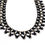 Thumbnail: Black & Gold Seed Bead Collar