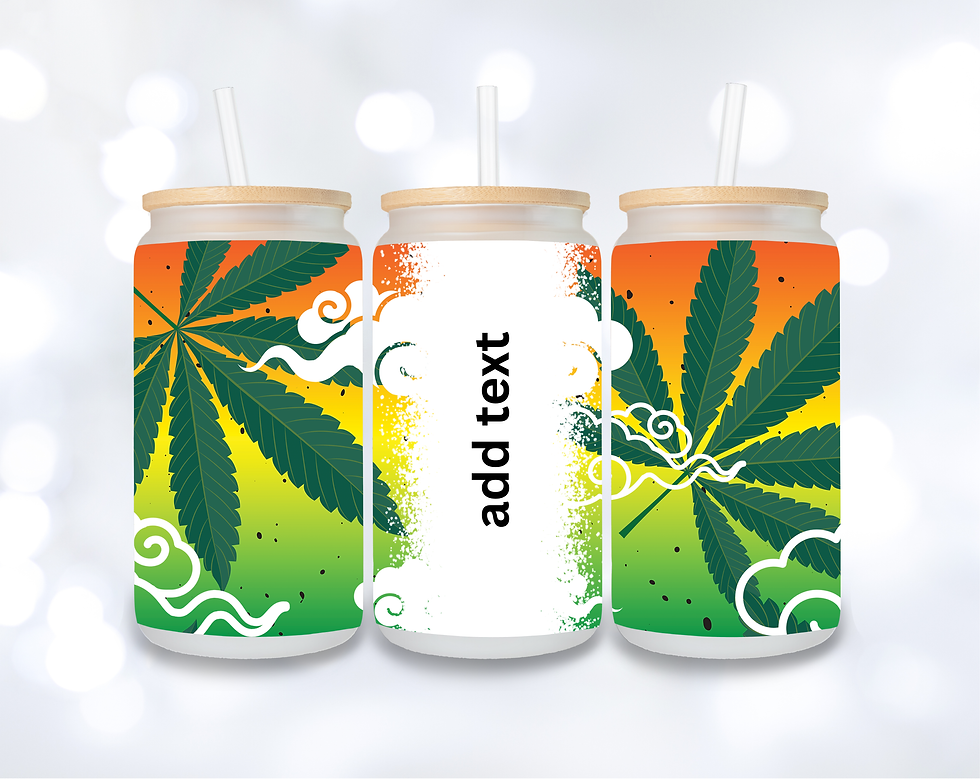 Weed glass cup 16oz