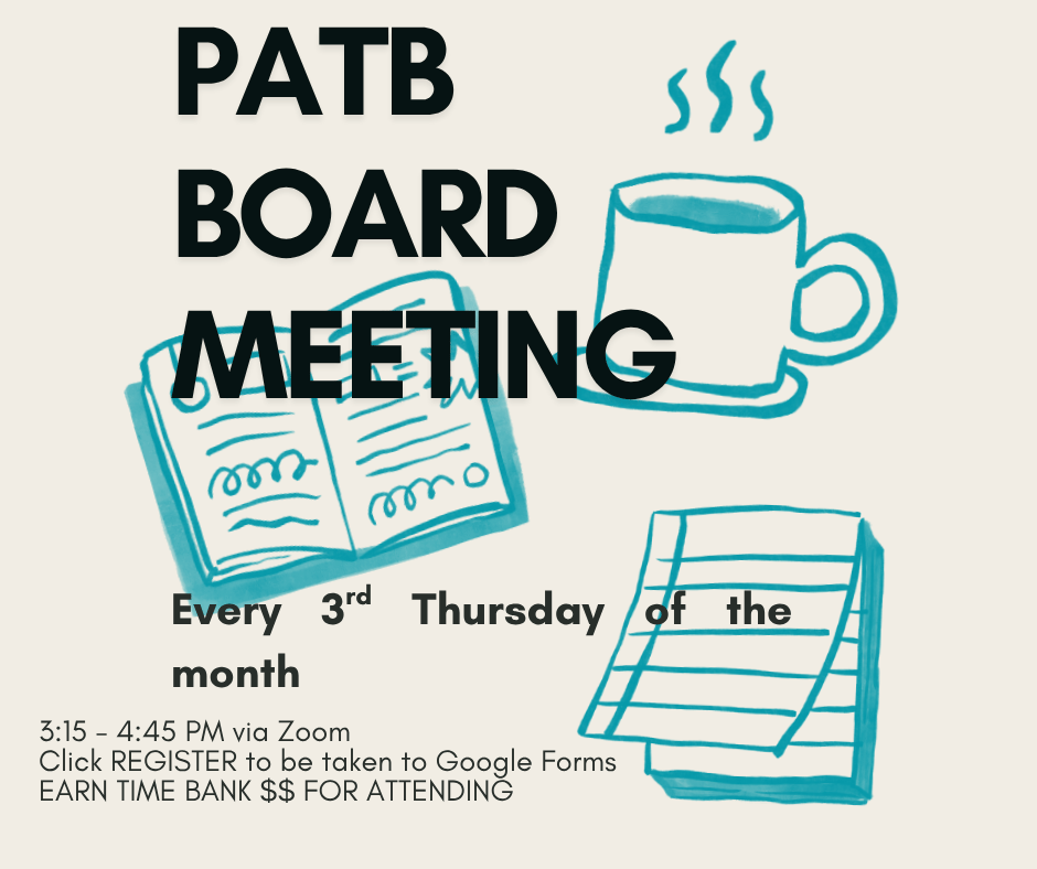 PA Time Bank Monthly Board Meeting