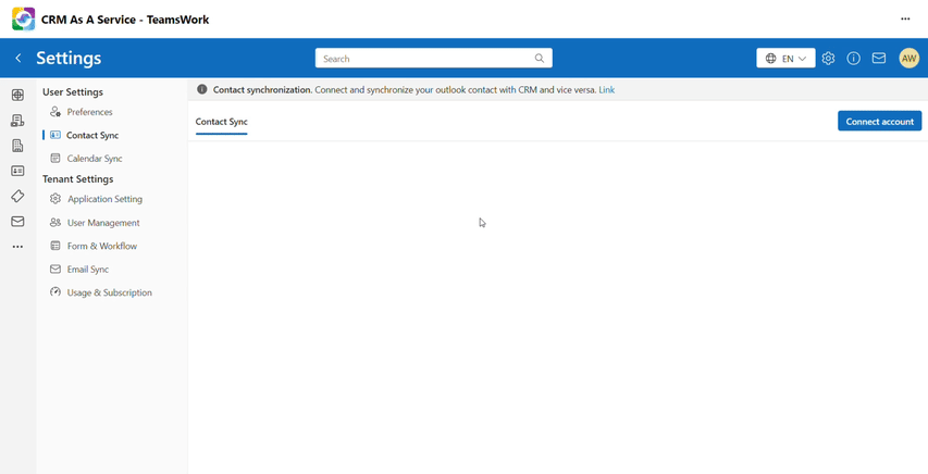 accessing contact page