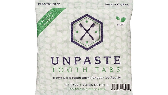 Unpaste Tooth Tabs | Mint | Fluoride