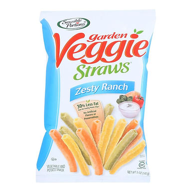 Sensible Portions Garden Veggie Straws | Zesty Ranch