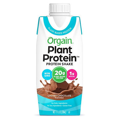 Orgain Organic Vegan Protein Shake | Ready to Drink | Chocolate