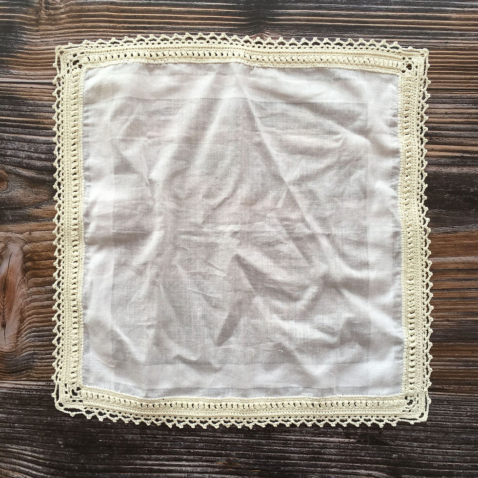 Thumbnail: Crochet Pattern Wedding Handkerchief Blakely