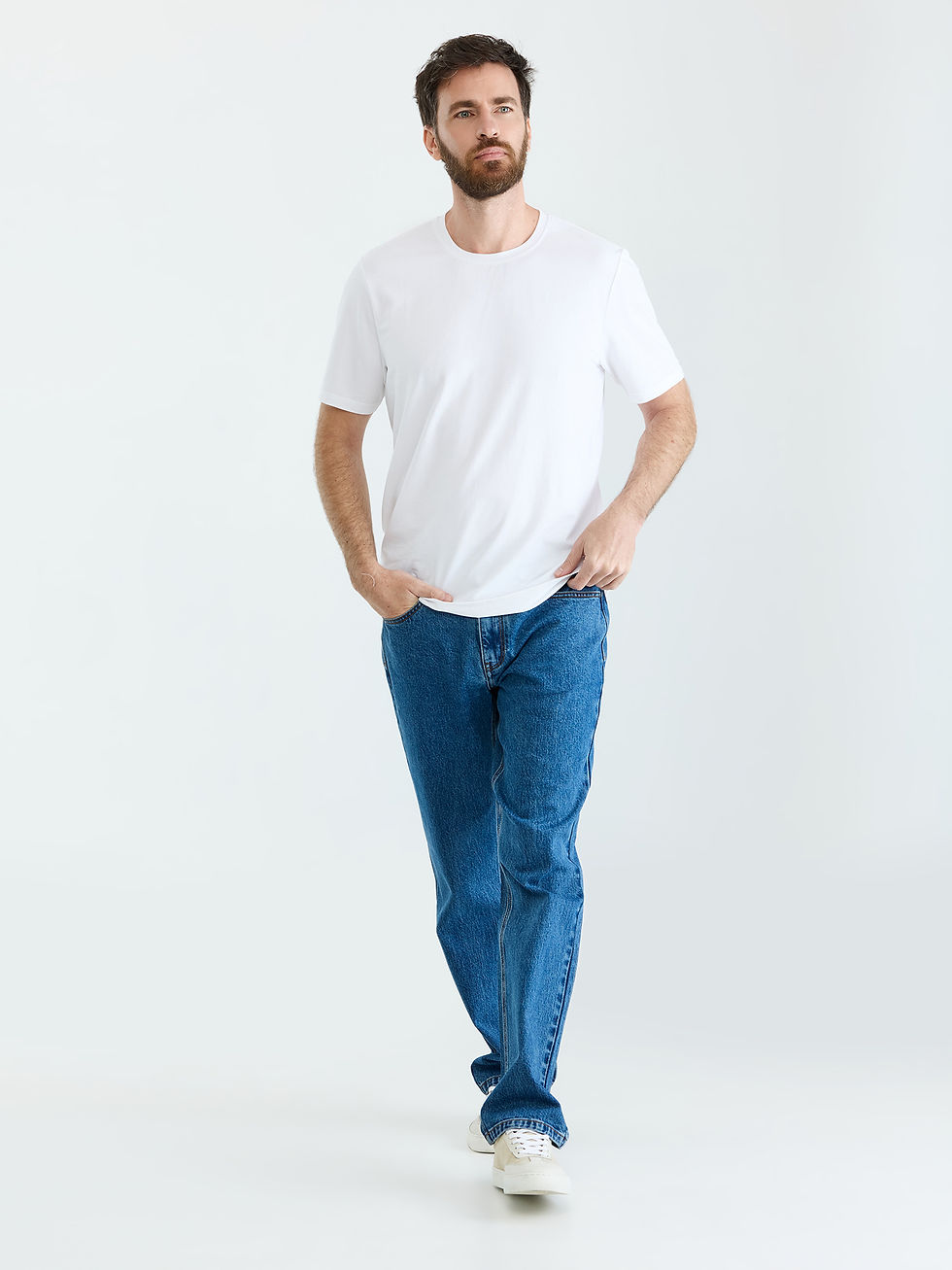 תמונה ממוזערת: MAX MORETTI חולצת טי שירט כותנה לייקרה