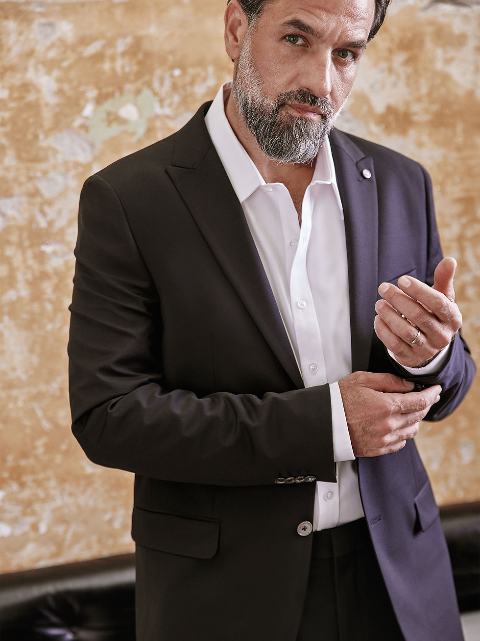 תמונה ממוזערת: MAX MORETTI  ג'קט חליפת טפלון רגולר פיט