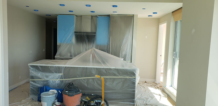 Condo apartment ready to be painted