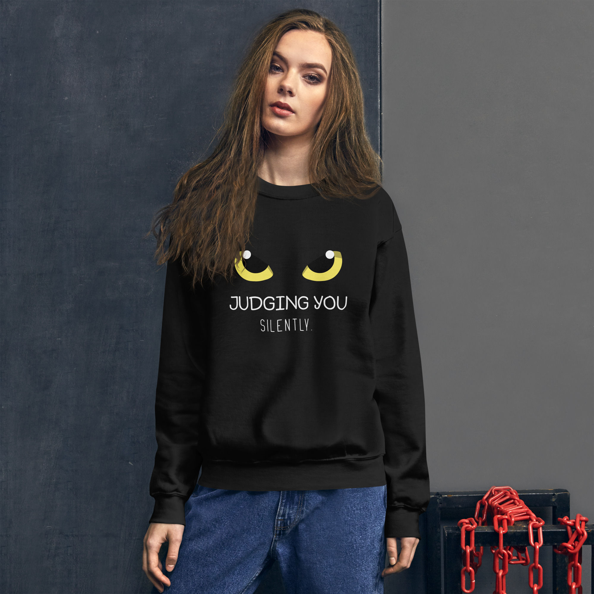 Judging You Silently Unisex Sweatshirt